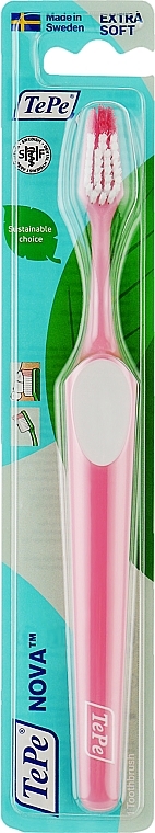 Toothbrush, extra soft, pink - TePe Extra Soft Nova — photo N6