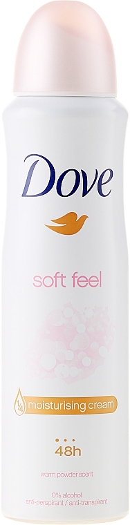 Deodorant "Soft Feel" - Dove Soft Feel Antiperspirant Deodorant Spray — photo N8