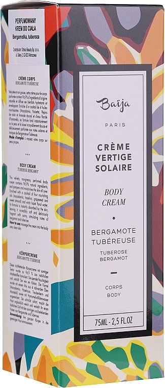 Body Cream - Baija Vertige Solaire Body Cream — photo N1