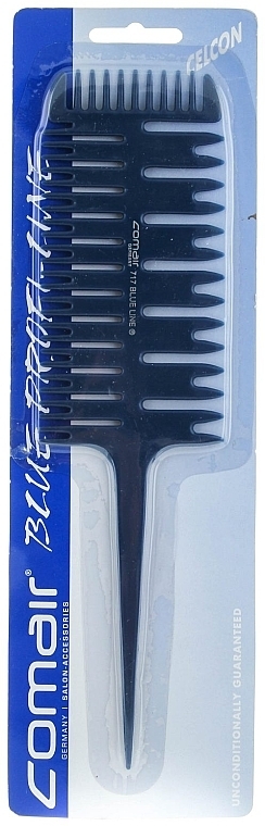 Straightening Comb #717 "Blue Profi Line", 24 cm - Comair — photo N1