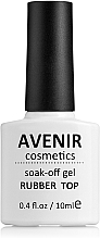 Fragrances, Perfumes, Cosmetics Rubber Top Coat - Avenir Cosmetics Soak-off Rubber Top