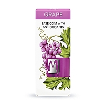 Fragrances, Perfumes, Cosmetics Grape Base Coat - Moyra Nail Care Base Coat Grape