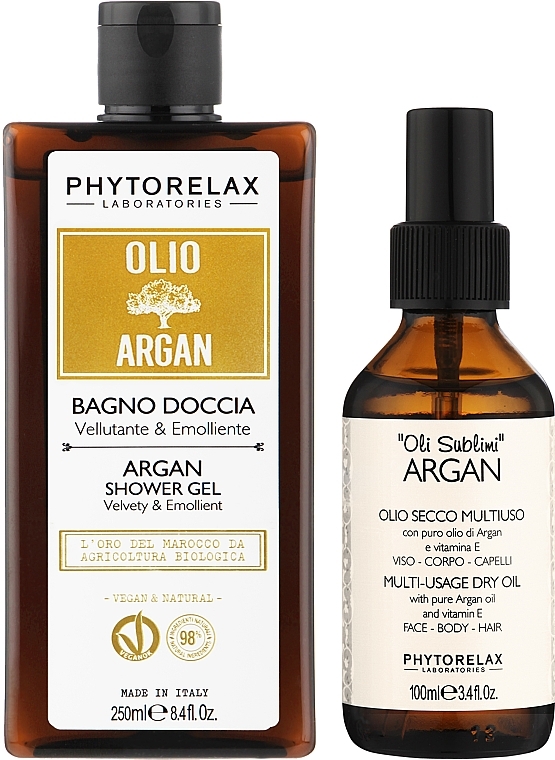 Set - Phytorelax Laboratories Argan Oil (sh/gel/250ml + oil/100ml) — photo N22