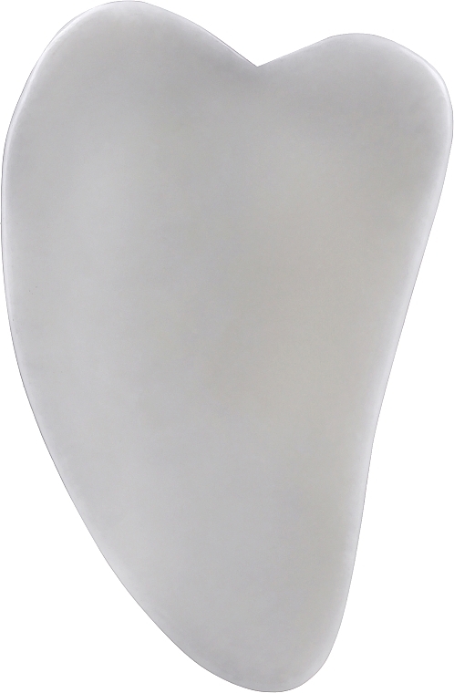 White Jade Face Massager - Lewer White Jade Gua Sha Face Massager — photo N1