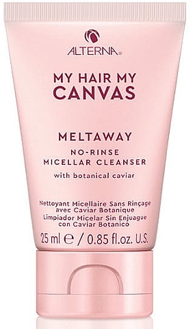 Leave-In Micellar Shampoo with Vegetable Caviar Extract - Alterna My Hair My Canvas Meltaway No-Rinse Micellar Cleanser (mini size) — photo N3