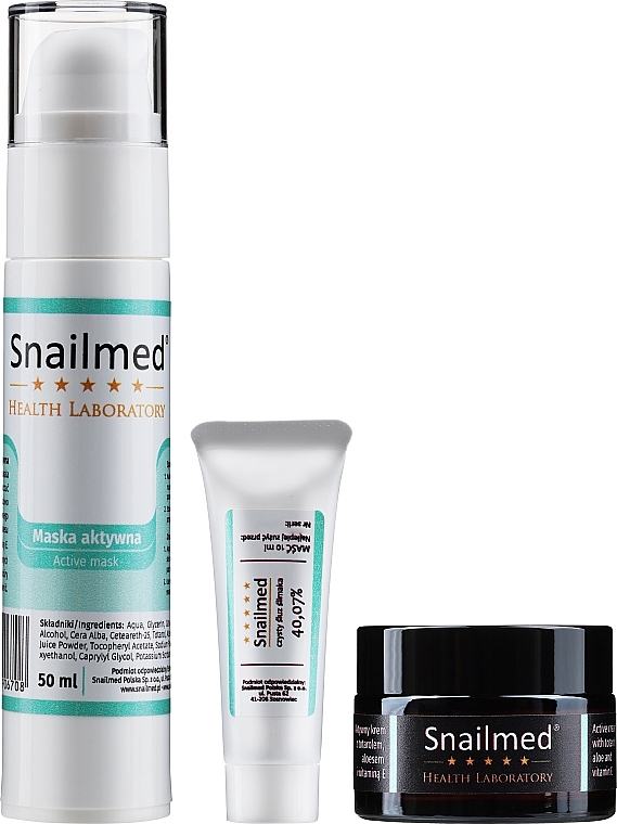 Anti-Acne Set #1 - Snailmed (f/cr/30ml + acne/cr/10ml + mask/50ml) — photo N10