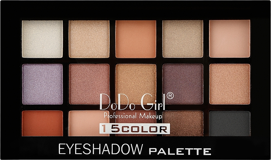 Eyeshadow Palette - DoDo Girl 15 Color Eyeshadow Palette — photo N1