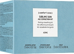 Fragrances, Perfumes, Cosmetics Set 'Acquaintance' - Comfort Zone Sublime Skin (lot/15ml + ser/10ml + cr/15ml)