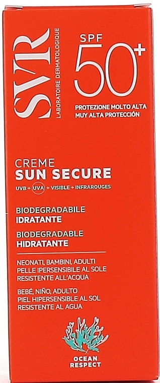 Sun Cream - SVR Sun Secure Biodegradable Moisturizing Cream — photo N2