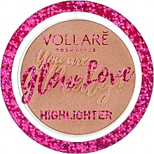Highlighter - Vollare Glow Love Highlighter (01 -Cinnamon Rolls) — photo N2