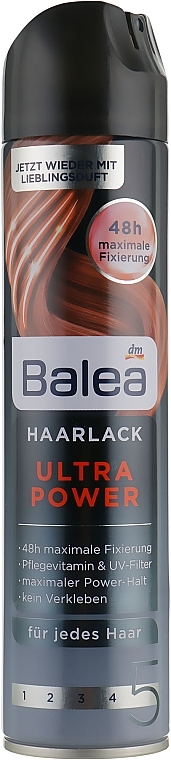 Hair Spray - Balea Ultra Power №5 — photo N1