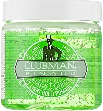 Fragrances, Perfumes, Cosmetics Light Hold Hair Styling Pomade - Clubman Pinaud Light Hold Pomade