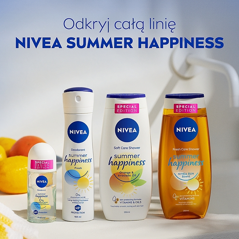 Refreshing Shower Gel - Nivea Summer Happiness Sun Scent — photo N8