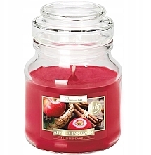 Fragrances, Perfumes, Cosmetics Scented Candle in Jar 'Apple and Cinnamon' - Bispol Scented Candle Apple & Cinnamon