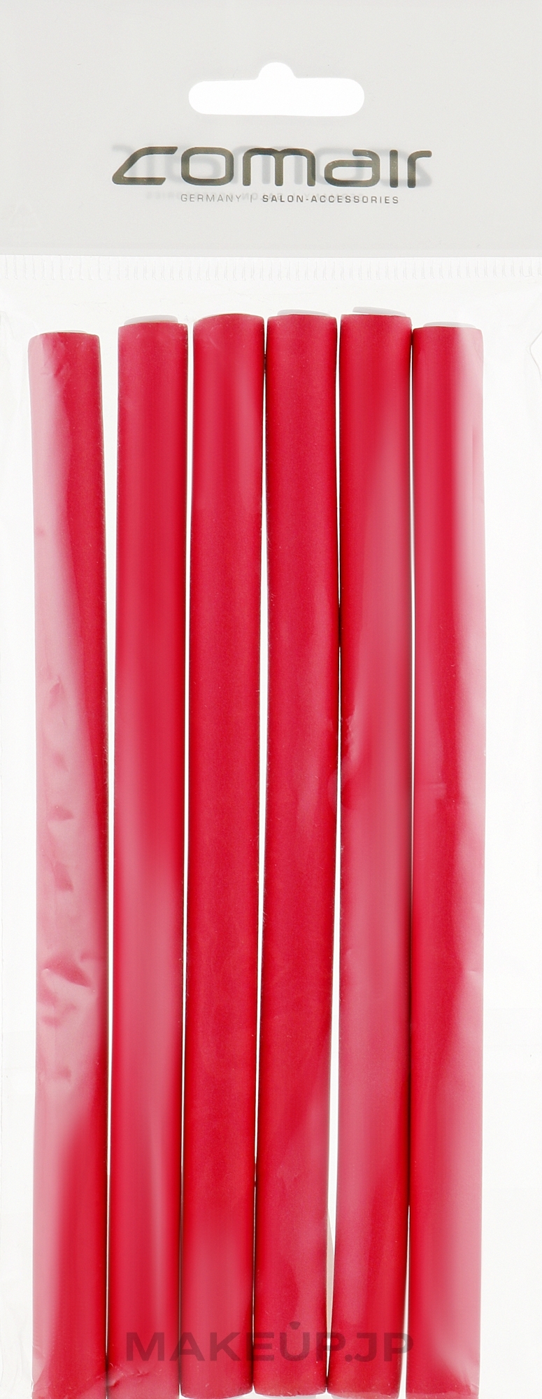 Flex Hair Curlers, red, 170mm, d12 - Comair — photo 6 szt.