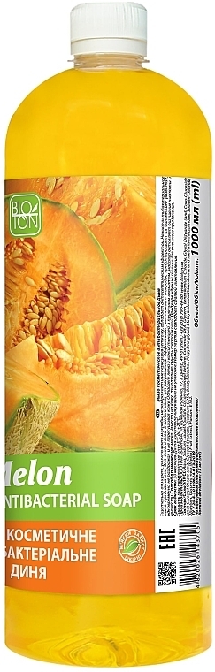 Antibacterial Melon Soap - Bioton Cosmetics Melon Liquid Soap (doy-pack)  — photo N25