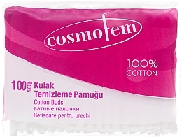 Fragrances, Perfumes, Cosmetics Cotton Buds, in pack, 100 pcs - Ipek Cosmofem Cotton Buds