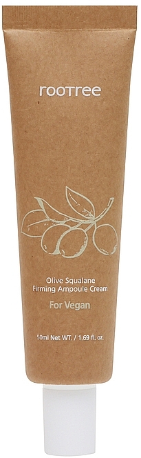 Firming Face Cream with Olive Squalane - Rootree Olive Squalane Firming Ampoule Cream — photo N1