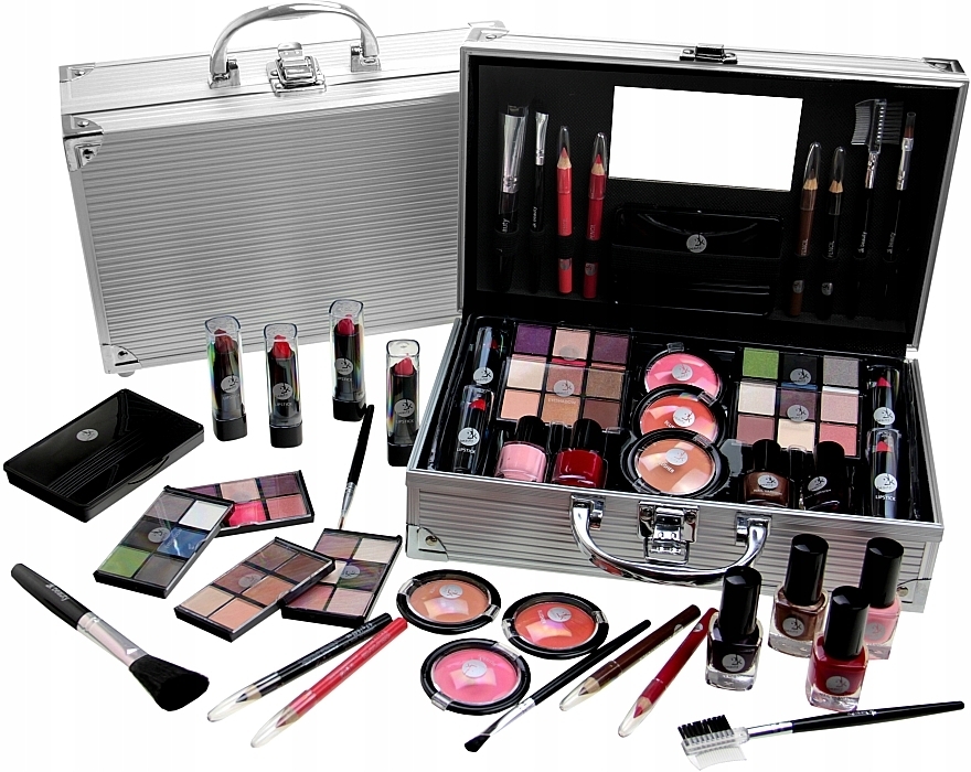 Beauty Case - Cosmetic 2K Fabulous Beauty Train Case Complete Makeup Palette — photo N8