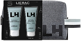 Set - Lierac Premium Men's Moisturizing Gel (f/gel/50ml + sh/gel/50ml + bag) — photo N1