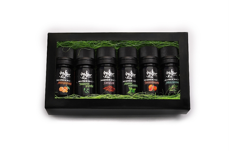 Essential Oil Gift Set for Hair, Body & Aroma Therapy "Tropical Blues" - Mayur (6 xoil/5 ml) — photo N3