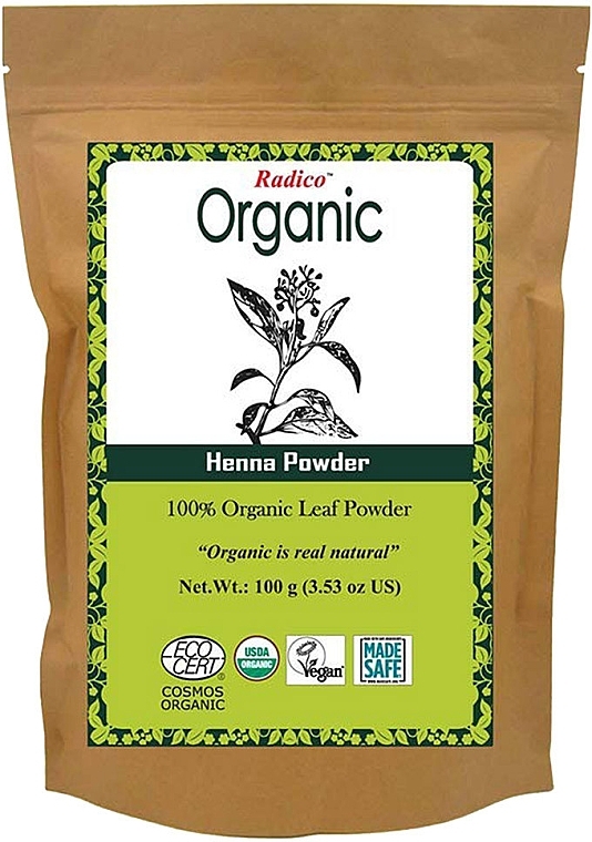 Organic Hair Henna - Radico Organic Henna Powder — photo N3