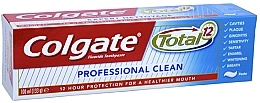 Fragrances, Perfumes, Cosmetics Professional Clean Toothpaste - Colgate Total 12