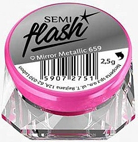 Nail Mirror Powder - Semilac Semi Flash — photo N2