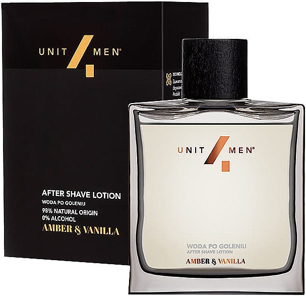 After Shave Lotion - Unit4Men Amber&Vanilla After Shave Lotion — photo N3