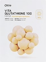 Brightening Sheet Mask - Ottie Vita Glutathione 100 Mask — photo N2