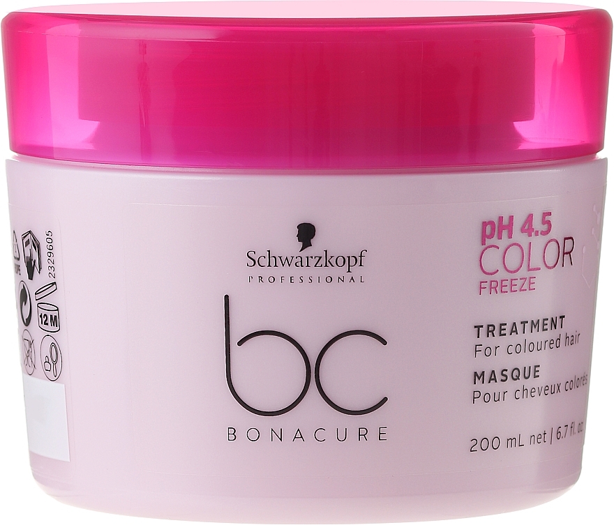 Colored Hair Care Mask - Schwarzkopf Professional Bonacure Color Freeze pH 4.5 Treatment — photo N1