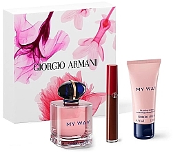 Fragrances, Perfumes, Cosmetics Giorgio Armani My Way - Set (edp/30ml + b/lot/50ml + lip/stick/6.5ml)