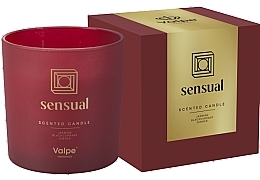 Fragrances, Perfumes, Cosmetics Sensual Scented Candle in Matte Glass - Bispol Valpe Sensual Scented Candle