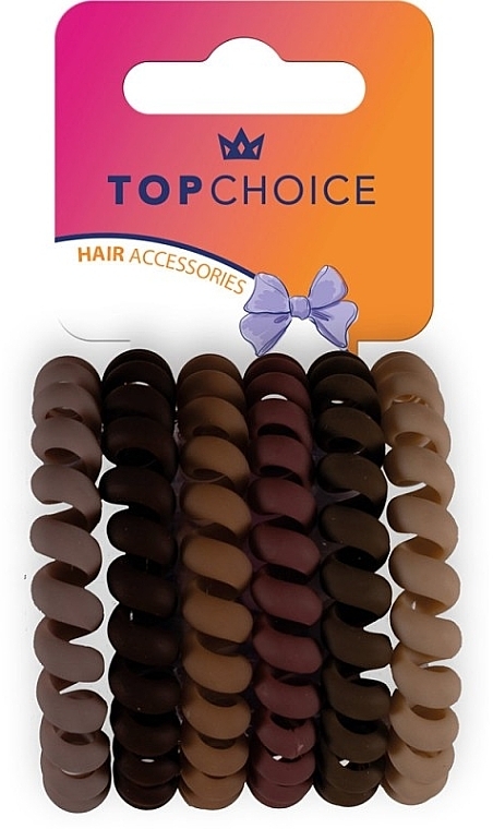 Hair Tie, 20018, 6 pcs. - Top Choice Hair Accessories — photo N1