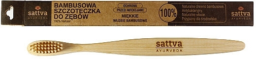 Soft Bamboo Toothbrush - Sattva Bamboo — photo N1