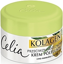 Fragrances, Perfumes, Cosmetics Rich Anti-Wrinkle Face Cream for Normal and Dry Skin - Celia Collagen Cream