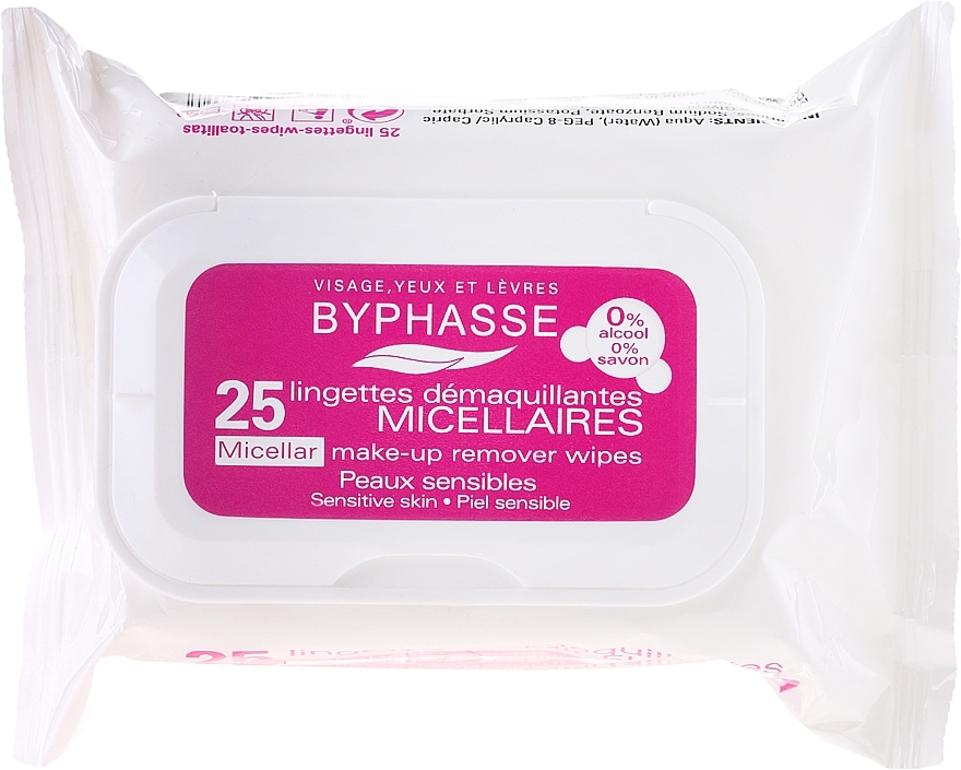 Makeup Micellar Remover Wipes - Byphasse  — photo N1