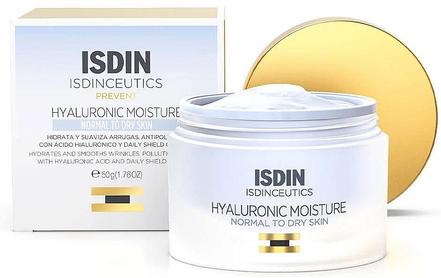 Cream for Normal & Dry Skin - Isdin Isdinceutics Hyaluronic Moisture — photo N1