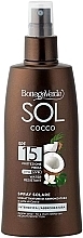 Fragrances, Perfumes, Cosmetics Water-Resistant Spray for Intense Tan - Bottega Verde Sol Cocco Suntan Spray Water Resistant SPF15