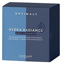 Moisturizing Night Cream for Dry Skin - Oriflame Optimals Hydra Radiance — photo N4