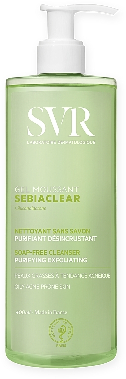 Cleansing Gel - SVR Sebiaclear Gel Moussant — photo N4