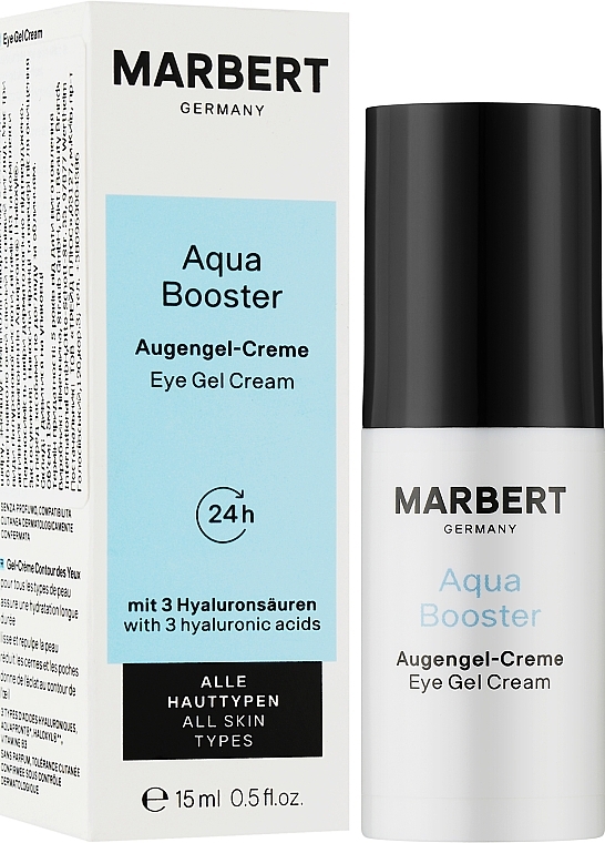 Moisturizing Eye Cream Gel - Marbert Aqua Booster Augengel-Creme — photo N3