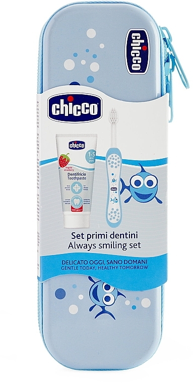 Chicco - Travel Set (Toothbrush + Toothpaste/50ml) — photo N2