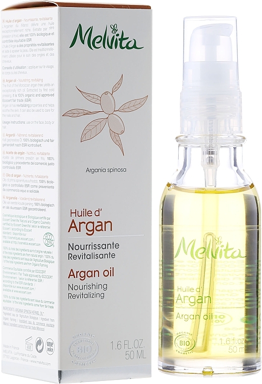 Facial Argan Oil - Melvita Huiles De Beaute Argan Oil — photo N1