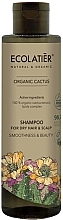 Fragrances, Perfumes, Cosmetics Hair Shampoo "Smoothness & Beauty" - Ecolatier Organic Cactus Shampoo For Dry Hair And Scalp