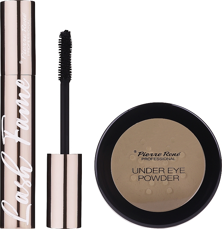 Makeup Set - Pierre Rene Catching (mascara/10ml + eye/powd/4g) — photo N6