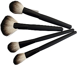 Fragrances, Perfumes, Cosmetics Makeup Brush Set, 4 pcs. - HiSkin