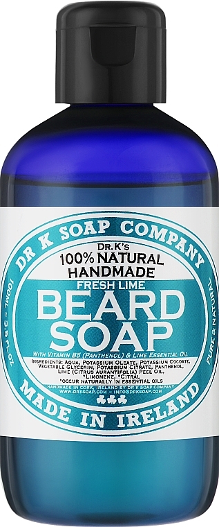 Fresh Lime Beard Shampoo - Dr K Soap Company Beard Soap Fresh Lime — photo N2