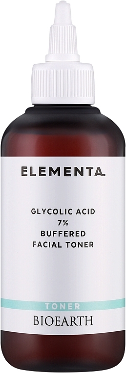 Glycolic Acid Face Toner - Bioearth Element Glycolic Acid 7% Buffered Facial Toner — photo N1