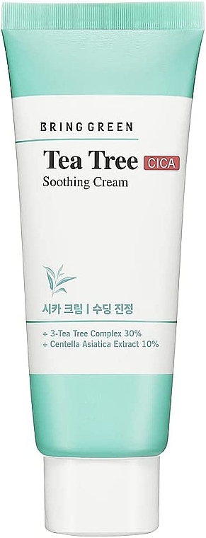 Soothing Face Cream - Bring Green Tea Tree Cica Soothing Cream — photo N3